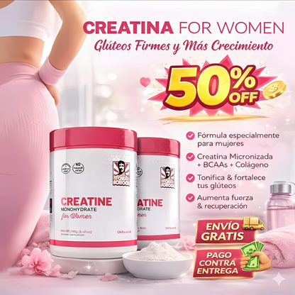 Monohidrato de creatina para mujeres (Paga en casa🚚🏠)