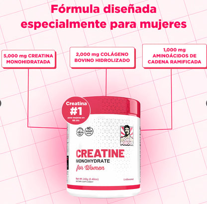 Monohidrato de creatina para mujeres (Paga en casa🚚🏠)