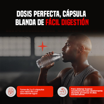 TURKESTERONE CON TONGKAT ALI 120 CAPS -  ENVÍO GRATIS 💪💯